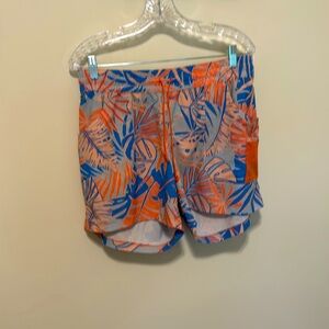 Columbia Women’s PFG Tidal Tropical Sand Shorts / Regular Fit / Size L / Coral